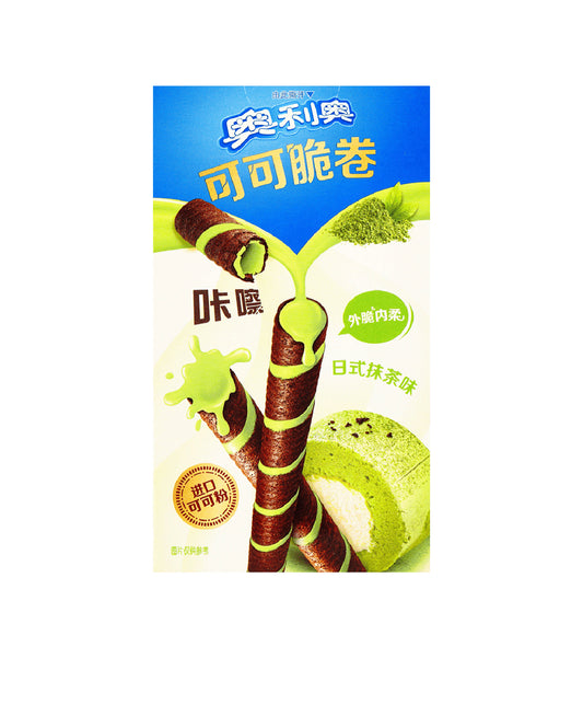 Oreo cocoa crispy roll Japanese Matcha flavor