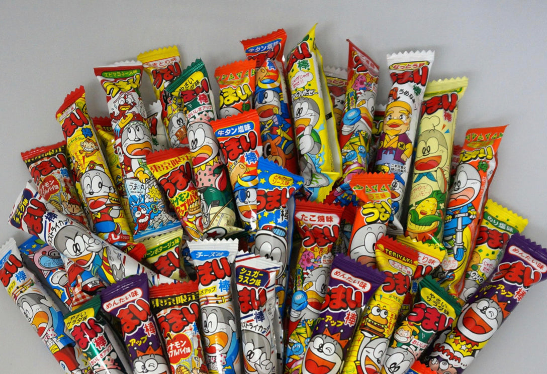 18 Flavors Umaibo complete set