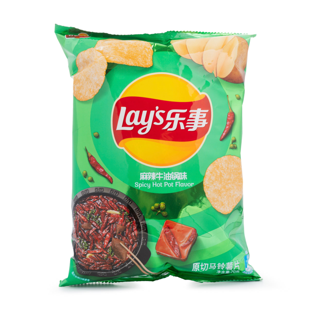 Exotic chip Lays Spicy Hot Pot 70G