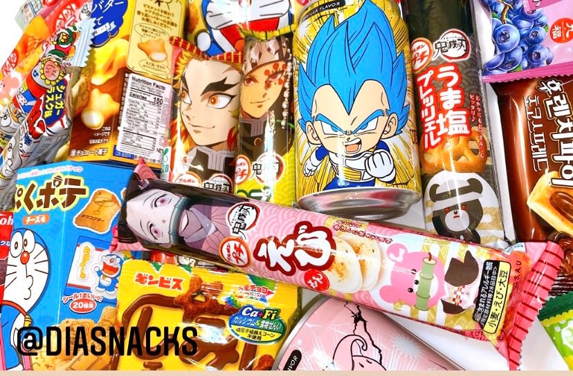 Anime Cartoon Asian Snack Box Japanese Taiwan Candy Soda Birthday Valentine Lunar Year Holiday