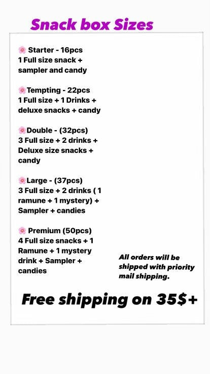 50pcs Exotic Japanese Asian Snack Box Dagashi Ramen Candy Box + Drinks Korean Snacks Mochi and Ramunes