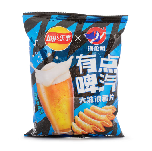Exotic chip Lays Beer flavor