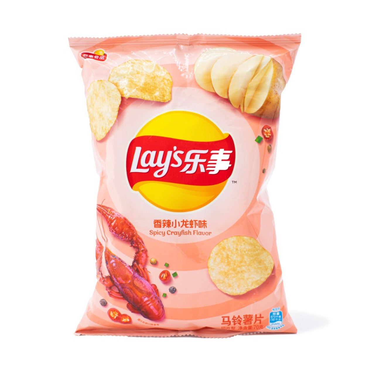 Exotic chip Lays spicy crawfish flavor 70G