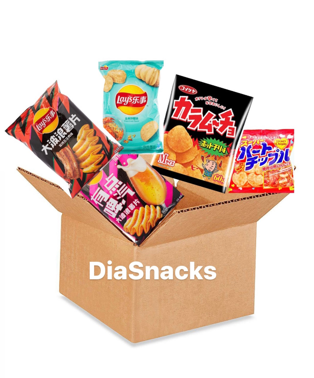 Box Cips Exotic chips Box | 5 chips | exotic Lays Doritos Cheetos Chips| Asian ...